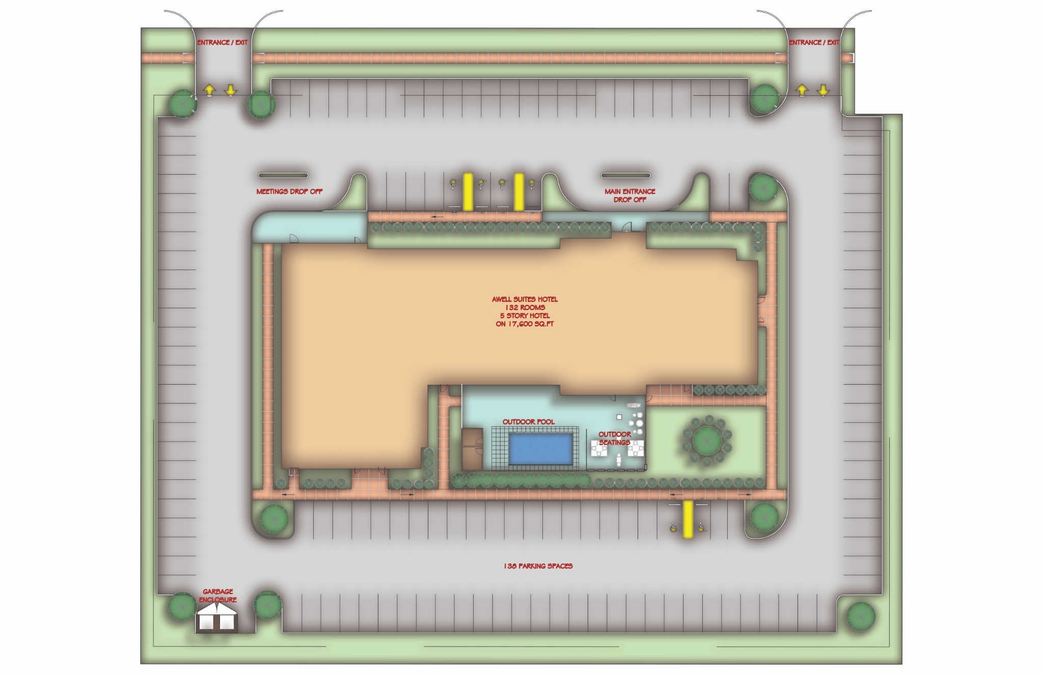 Atwell Suites site plan