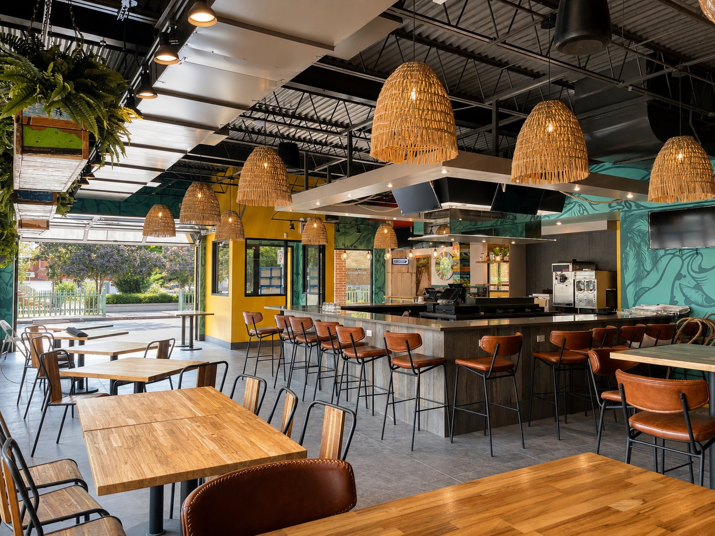 AVO TACO dining room and bar interior