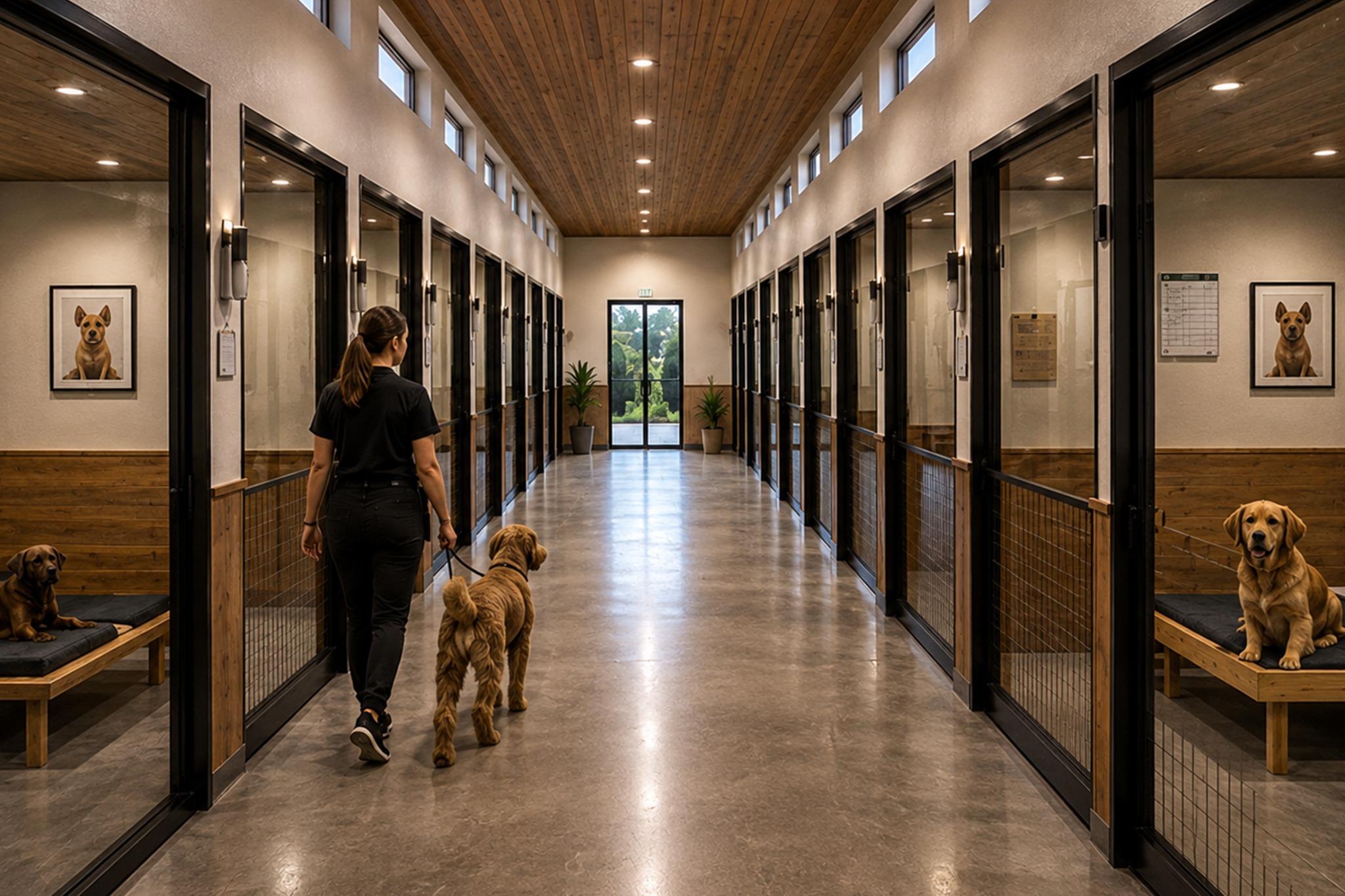 Boarding corridor