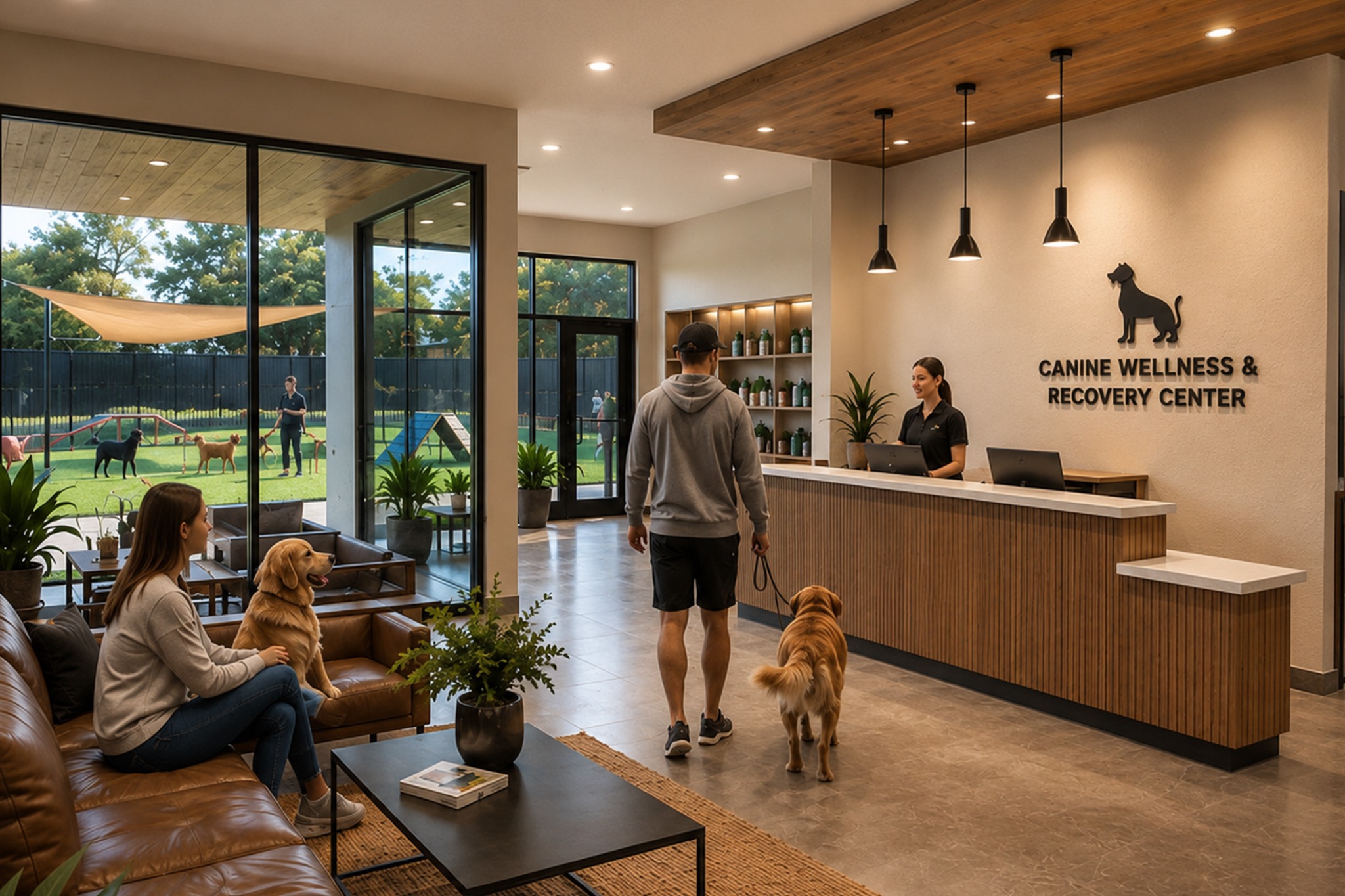 Reception and waiting area