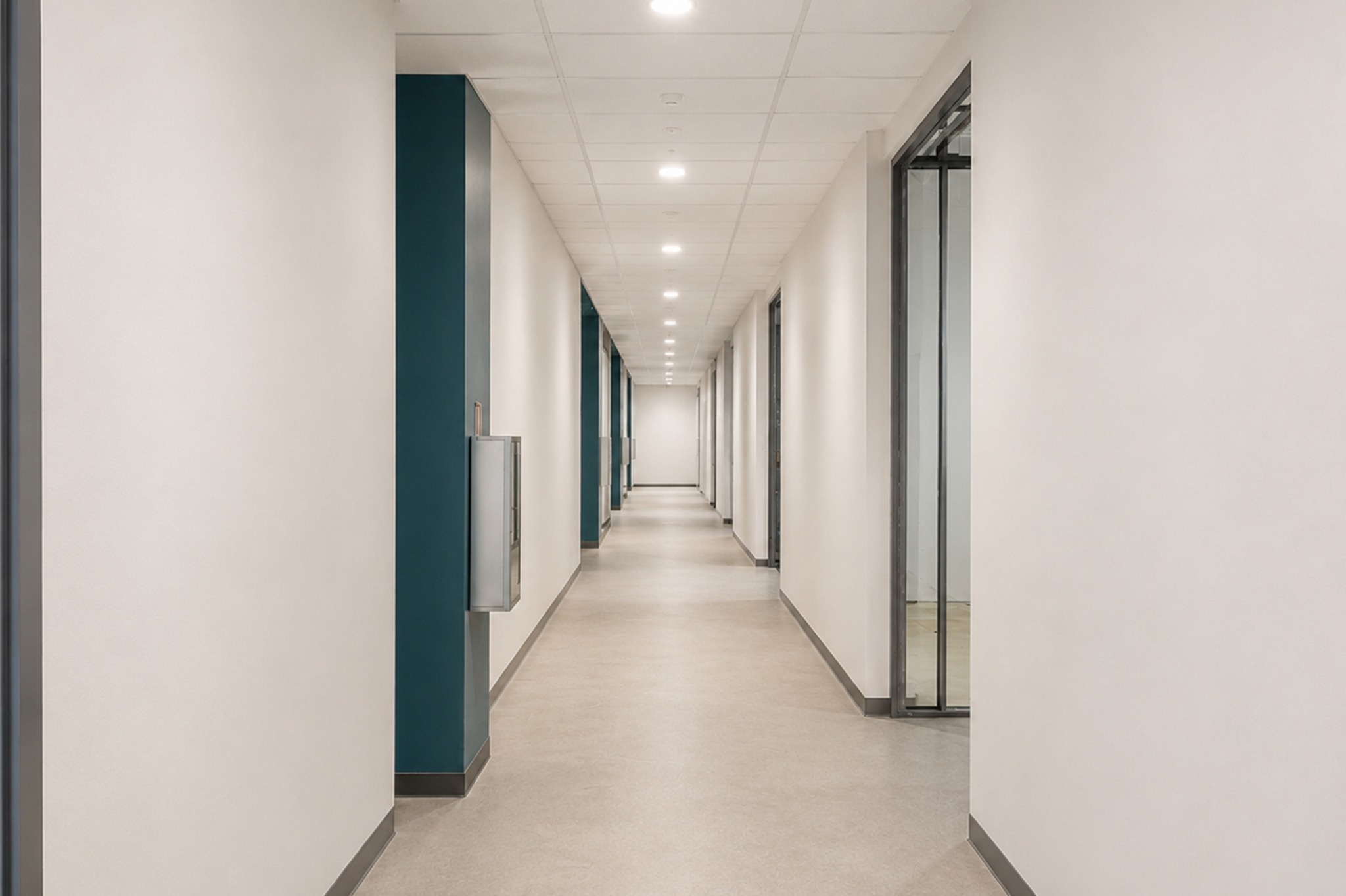 Completed academic corridor
