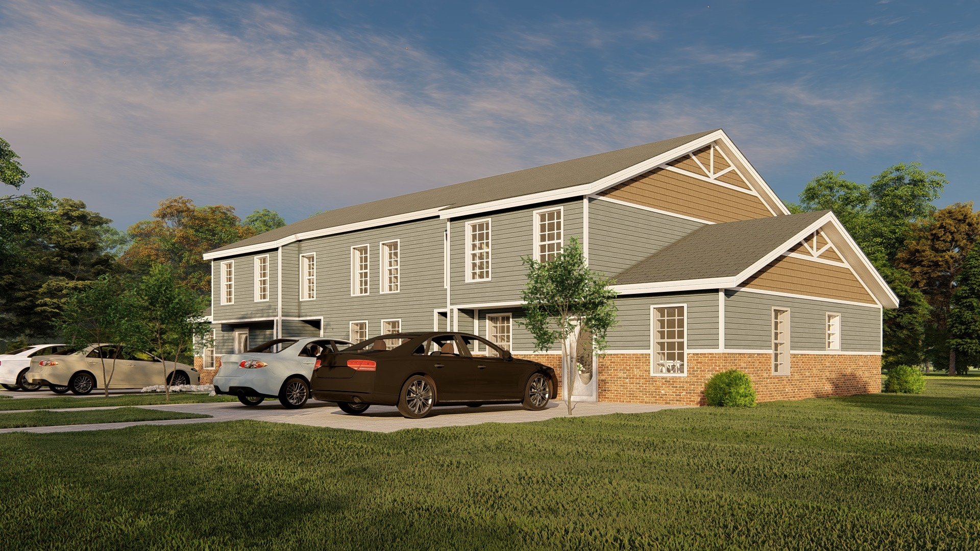 Two-story multi-unit prototype