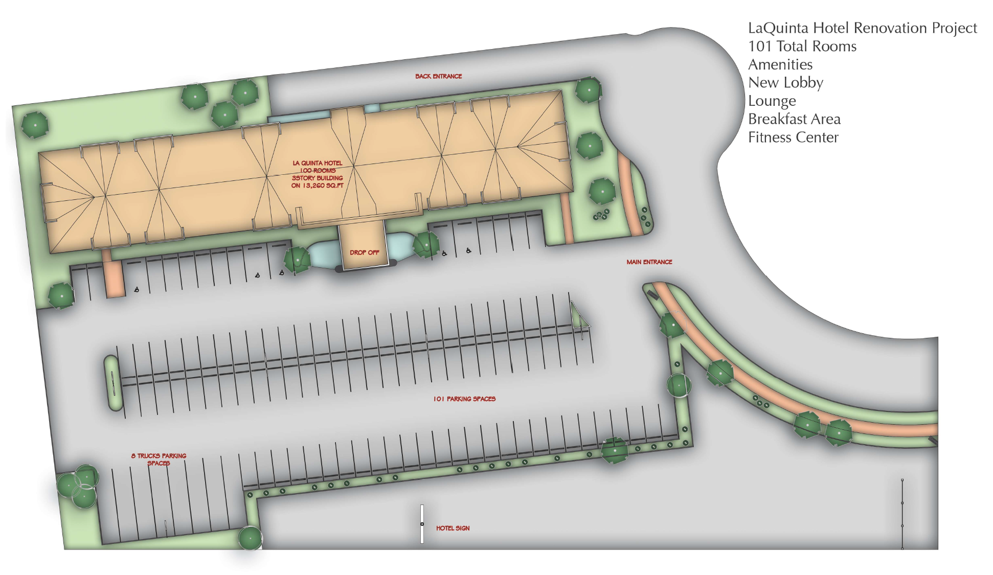 Hotel site plan