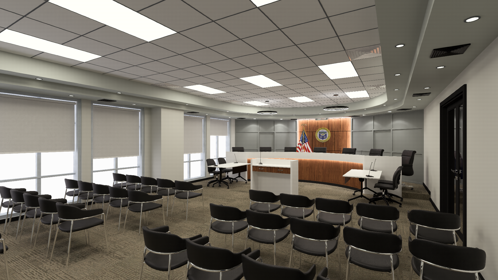 Council chamber modernization concept