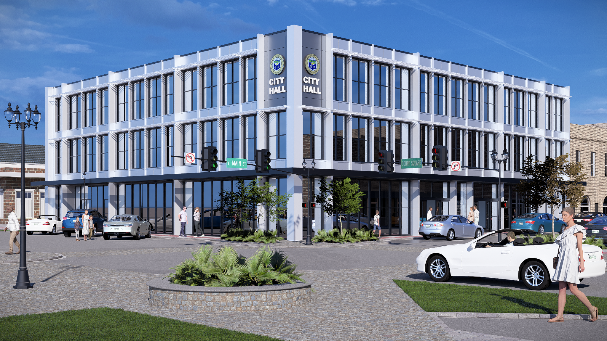 City Hall modernization exterior concept