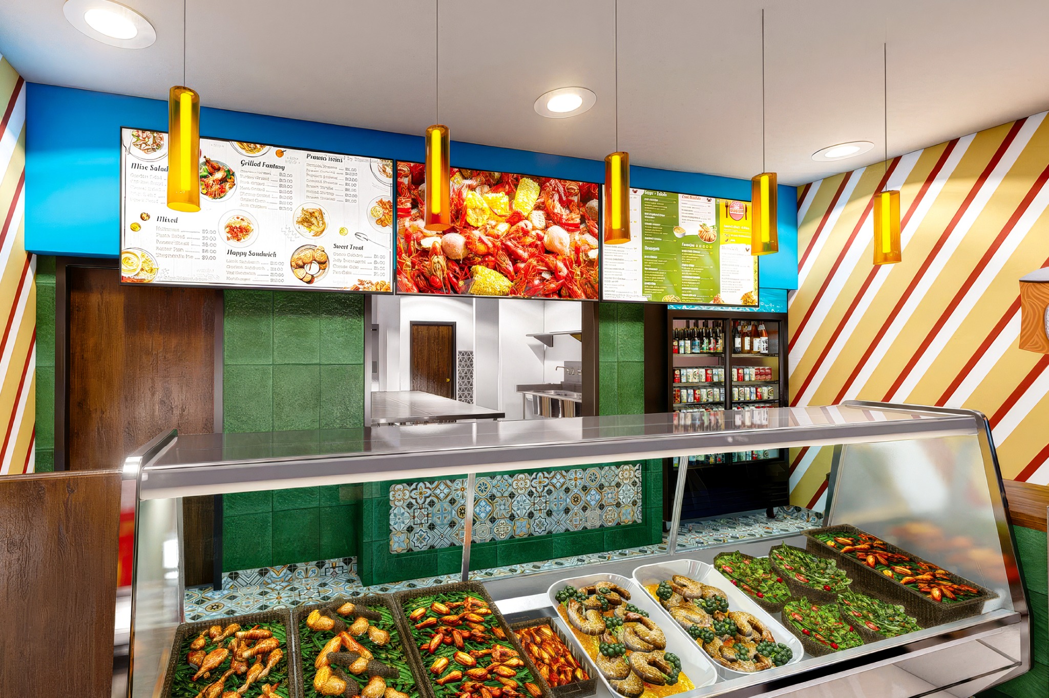 Crab N Go service counter