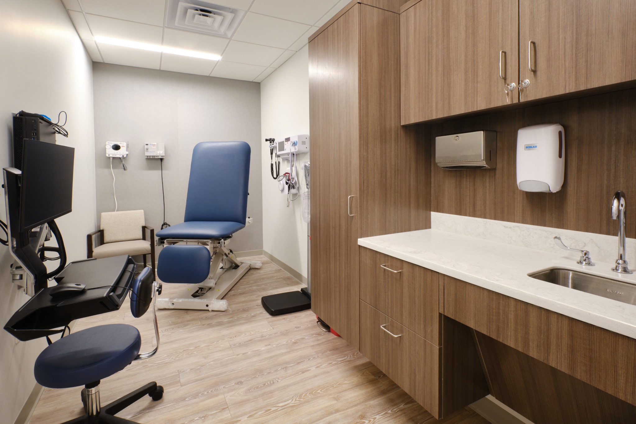 Exam room casework