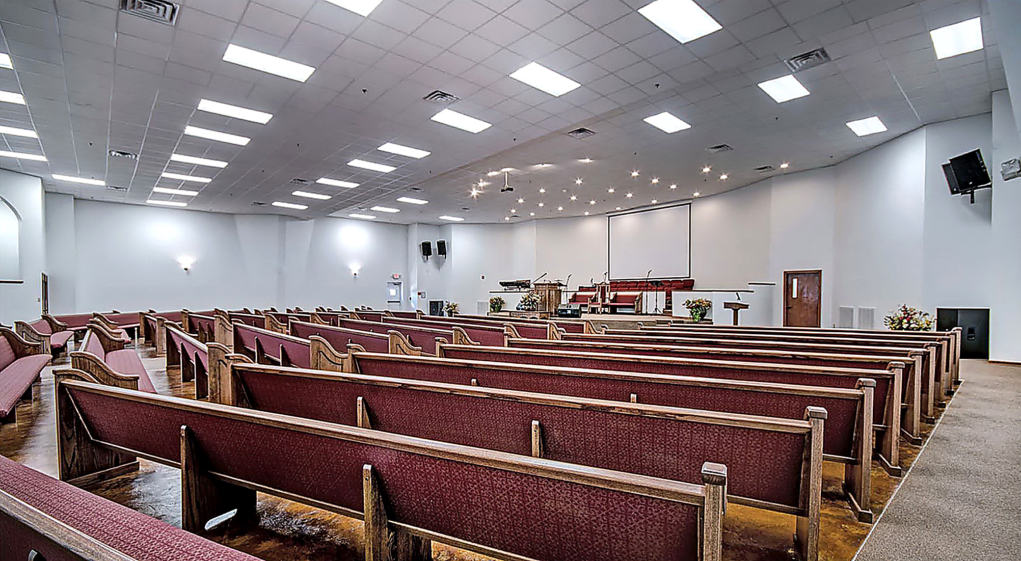House of worship exterior architectural view