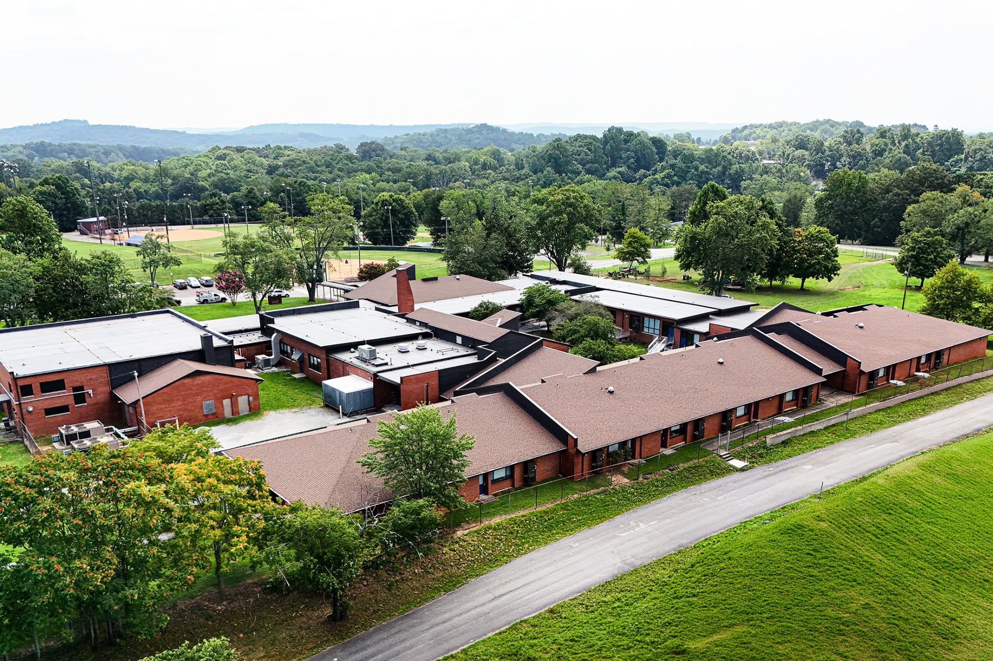 Aerial view of Park View Early Learning Academy