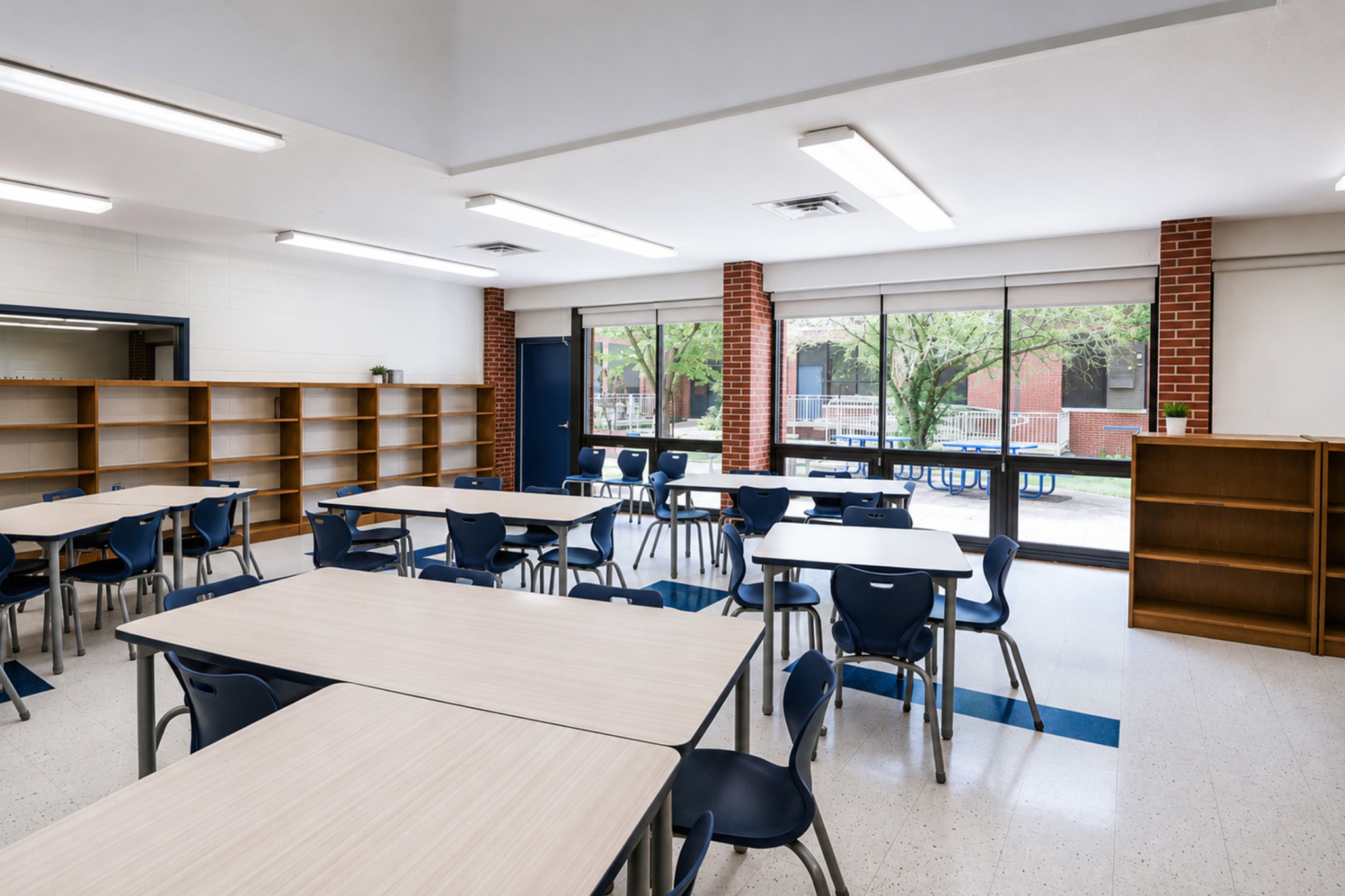 Renovated early learning classroom