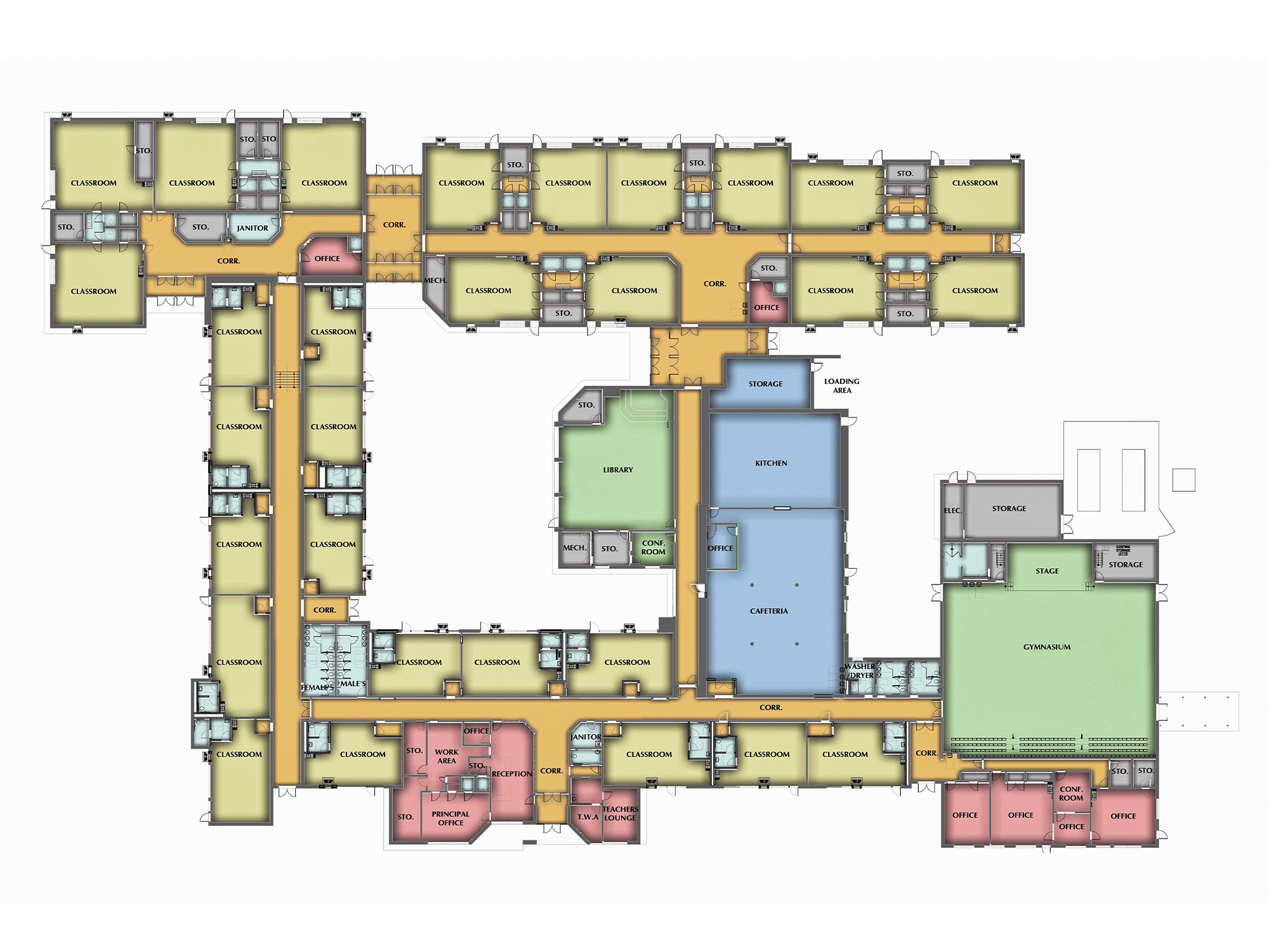Park View Early Learning Academy floor plan