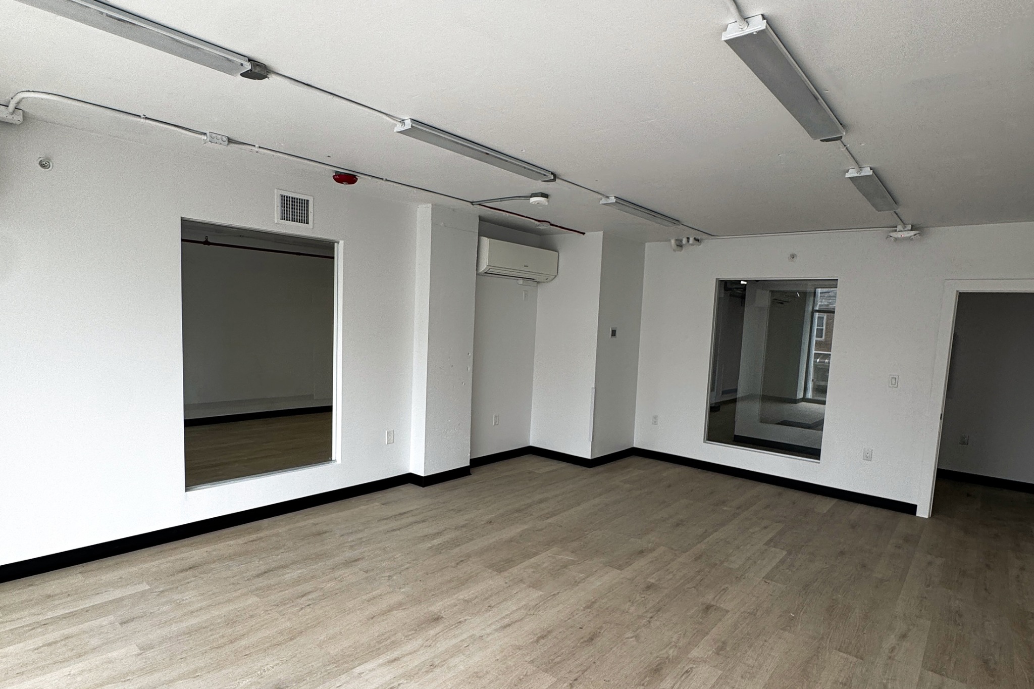 Completed classroom interior