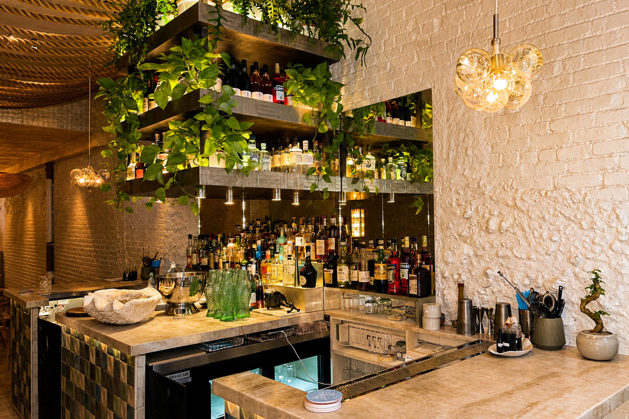 Bar close-up