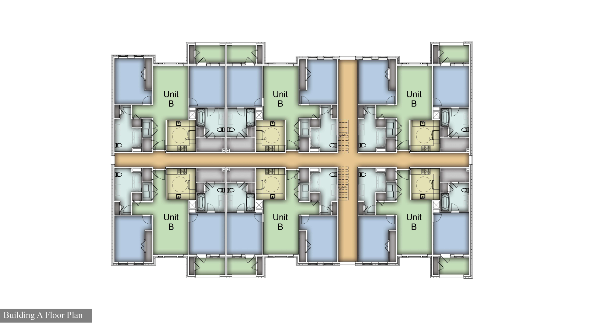 Building A apartment floor plan