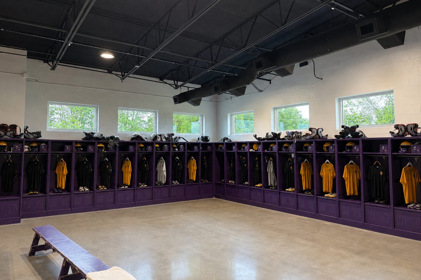 Football locker room