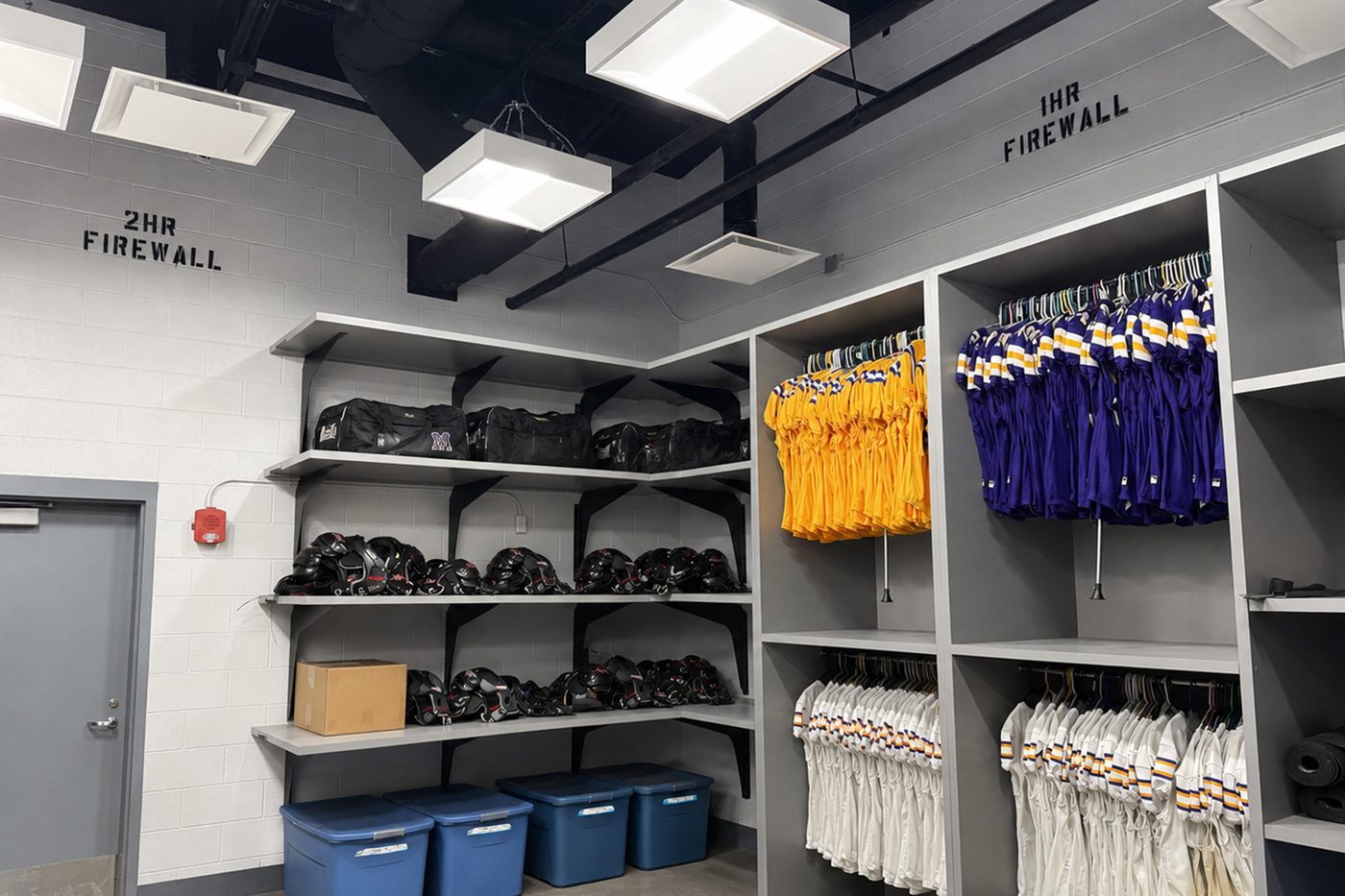 Uniform and equipment storage