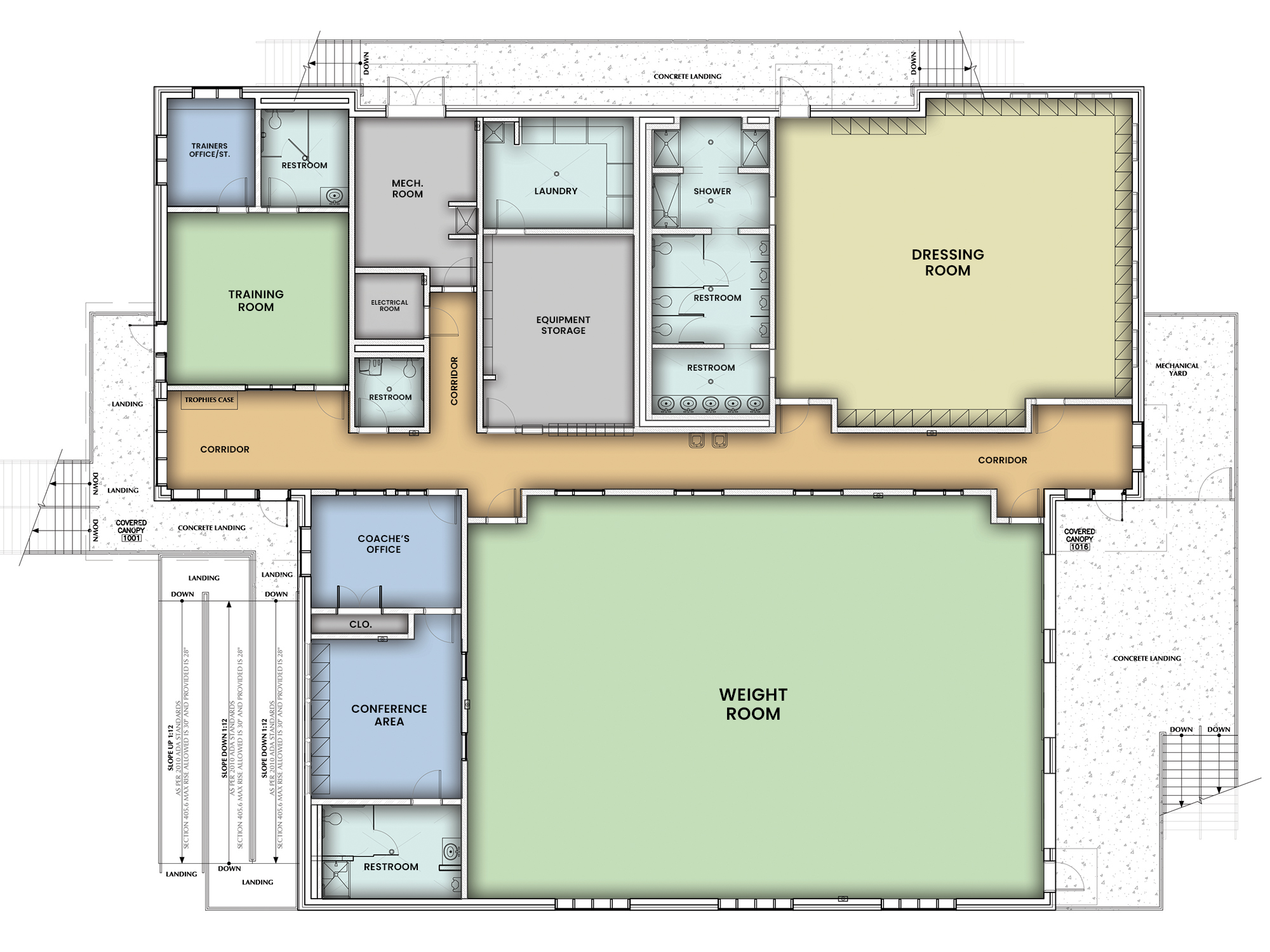 Trousdale County Athletic Complex floor plan