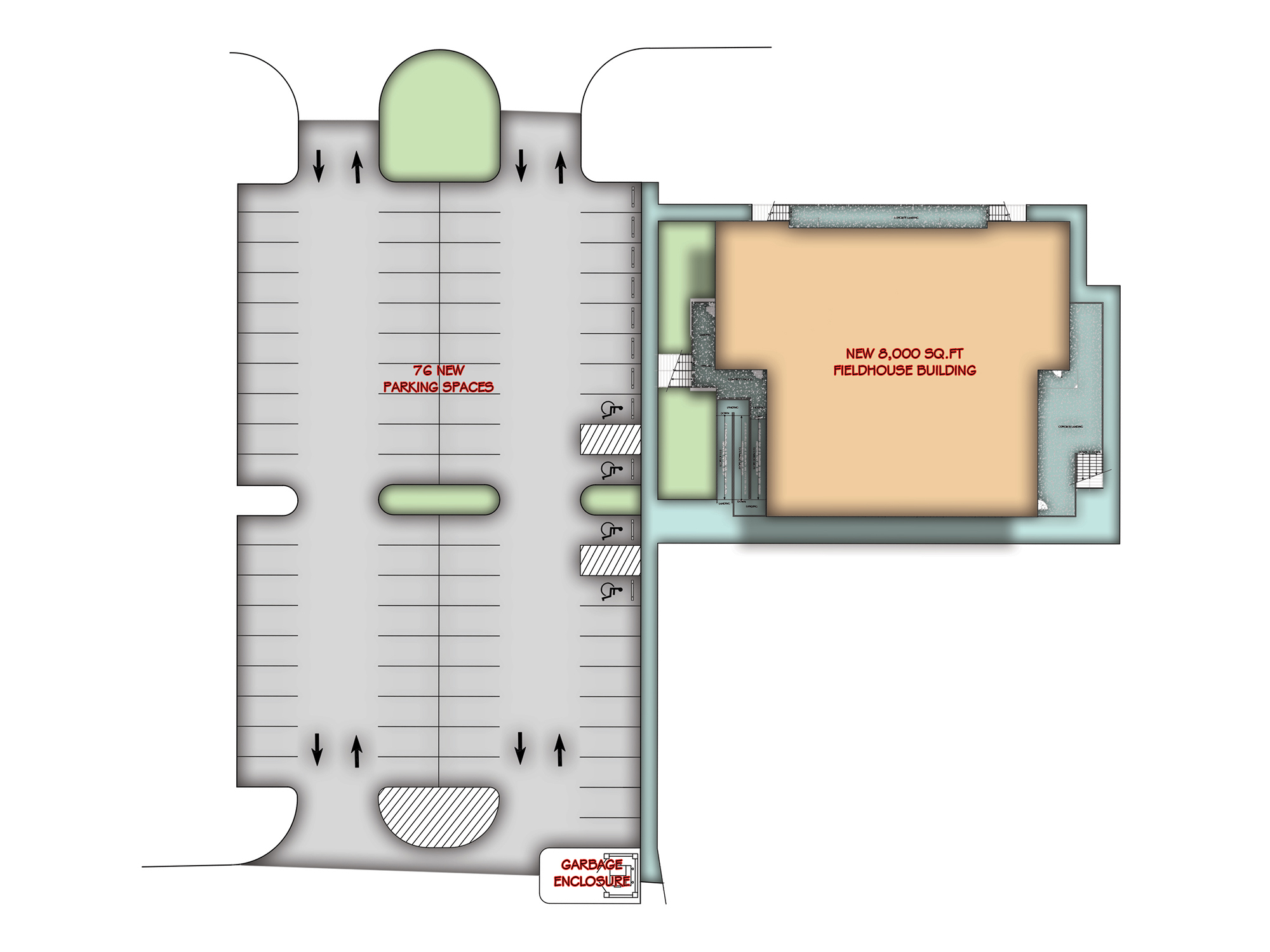 Trousdale County Athletic Complex site plan