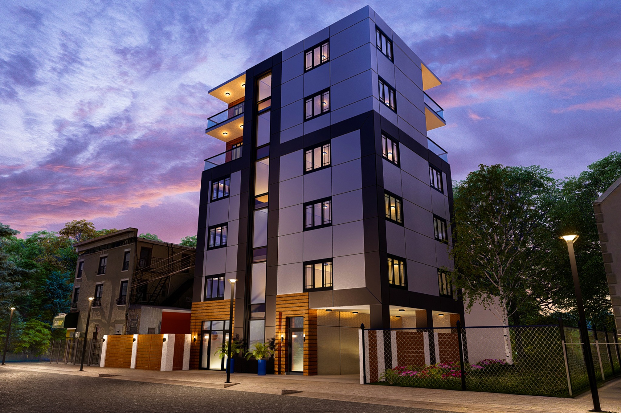 146A Van Siclen Avenue exterior dusk rendering